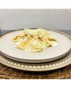 Agnolotti de Queijo e Limão Siciliano