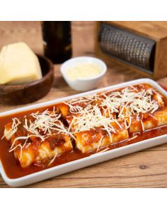 Canelone de Queijos e Ragu de Carne