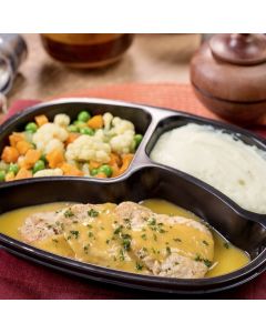 PP 11 - Filé de Frango com Purê de Batatas e Legumes - 400g