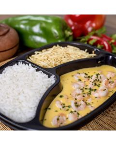 PP 22 - Bobó de Camarão com Arroz Branco e Batata Palha - 400g