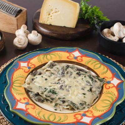 Lasanha de Cogumelos e Espinafre 280g - 368kcal - 17g Proteína