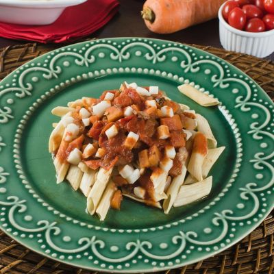 Penne à Mediterrânea - 260g - 358kcal - 11g Proteína