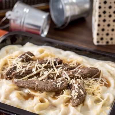 PP 20 – Fettucine com Iscas de Filé - 400g